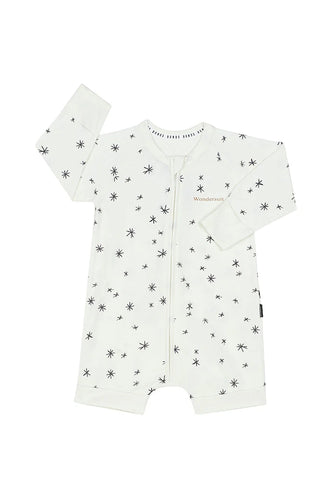 Wonderfresh Crayon Star Short Leg Romper