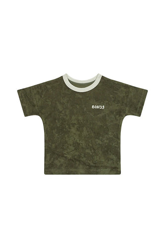 Terry Toweling Tee Jungle Camo