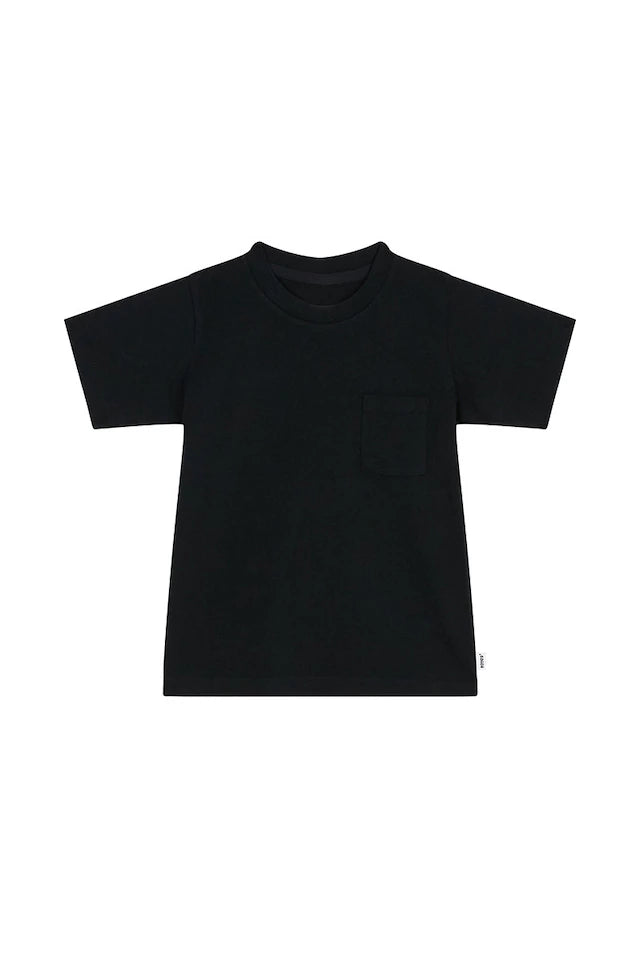 Cotton Crew Tee Black