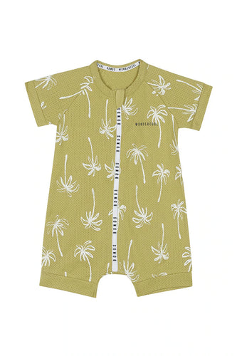 Palm Tree Eyelet Romper Wondercool CLEARANCE