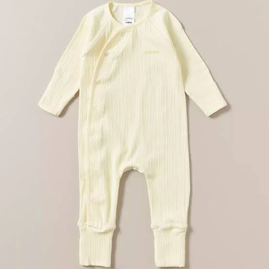 Lemon Pointelle Cozysuit