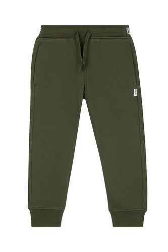 Kids Hiker Green Fleece Trackies