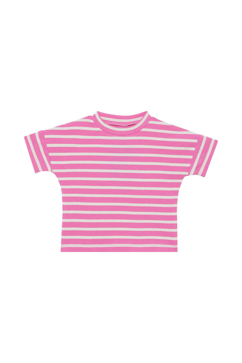 Lolly Ice Wide Needle Rib Tee