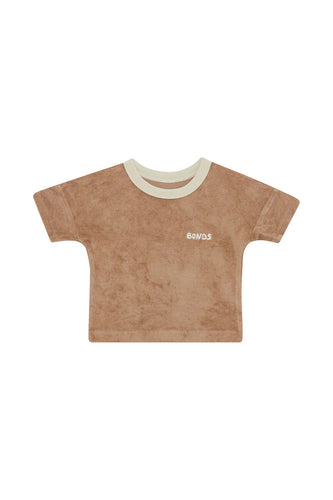 Almond Latte Terry Towel Tee