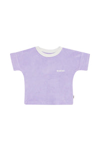 Lilac Terry Towel Tee