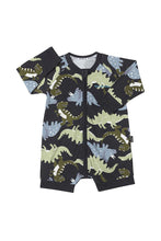 Load image into Gallery viewer, Dinosaur Explore Short Leg Romper CLEARANCE