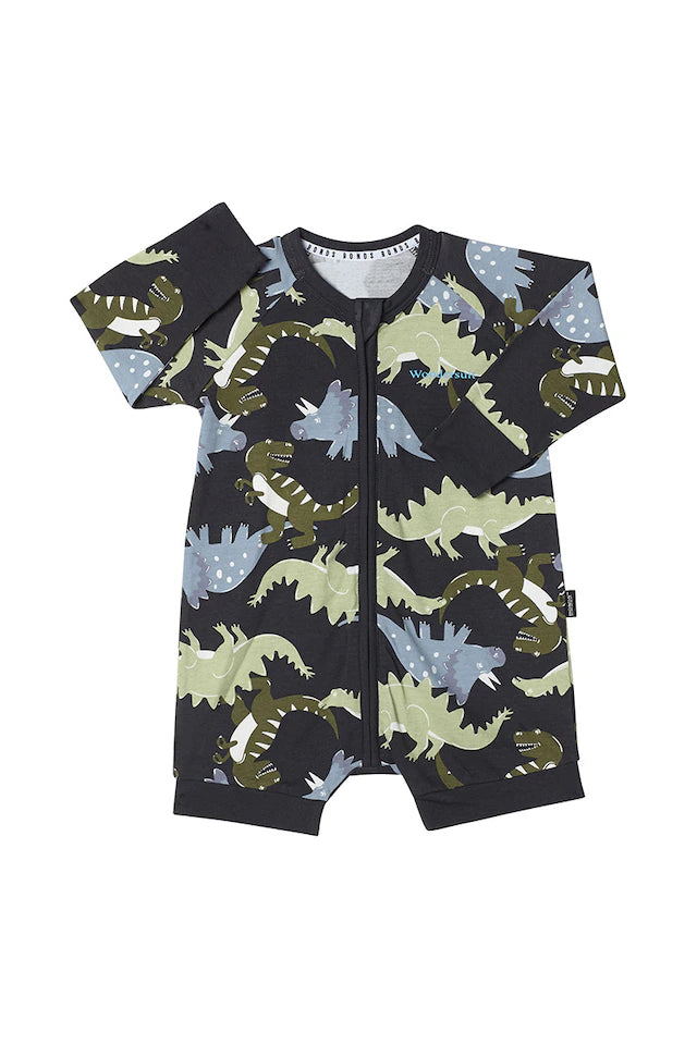 Dinosaur Explore Short Leg Romper CLEARANCE