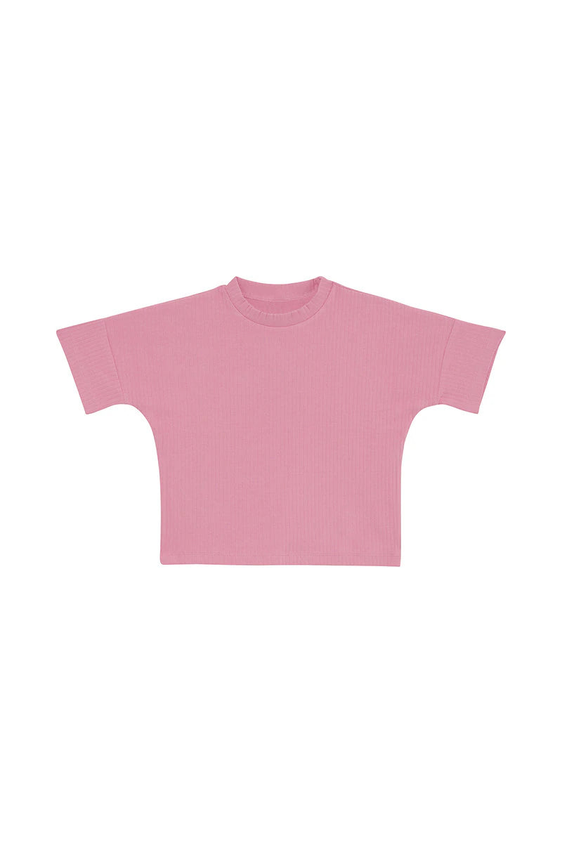 Strawberry Milkshake Wide Needle Rib Tee