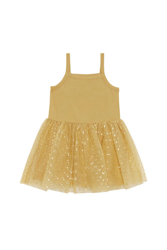 Shining Star Golden Tutu Dress