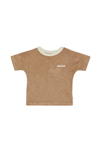 Almond Terry Towel Tee