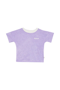 Lilac Terry Towel Tee