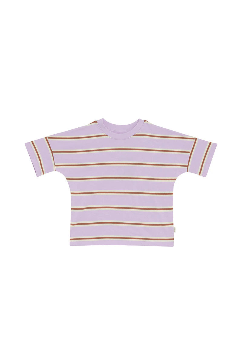 Triple Stripe Aussie Cotton Crew Tee