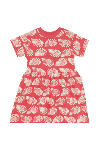 Seashell Symphony Short Sleeve Tee Dress