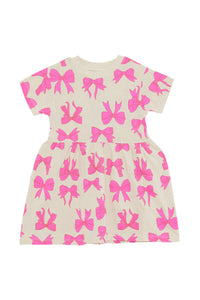 Bow-Tiful Bows Short Sleeve Tee Dress