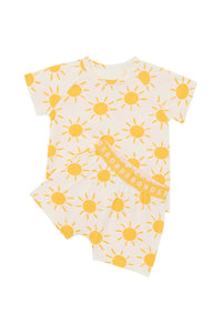 Sun-Burst Short Sleeve PJ Set