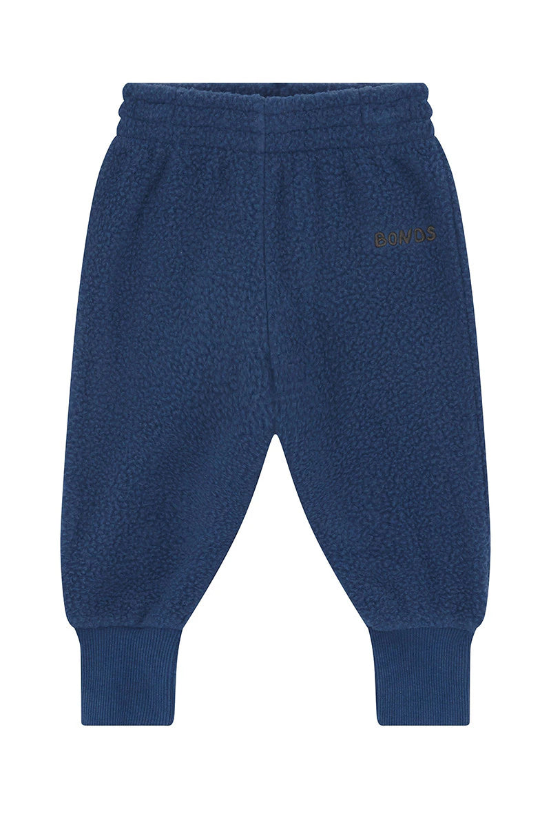 Bastille Blue Teddy Fleece Trackies CLEARANCE