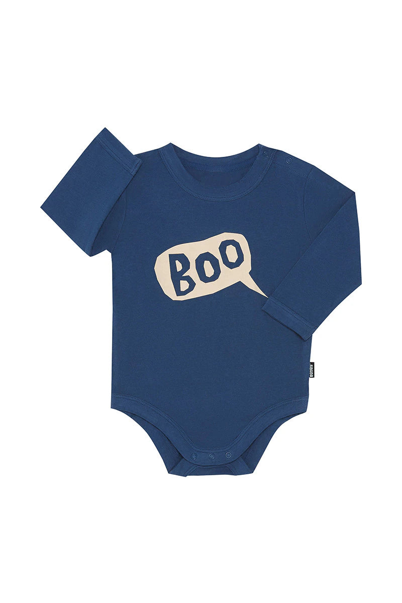 Roomies Long Sleeve Bodysuit Boo CLEARANCE