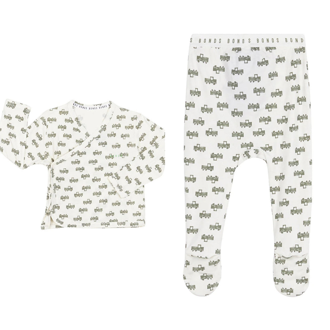 My First Truck Footed Pant & Cardigan Set CLEARANCE