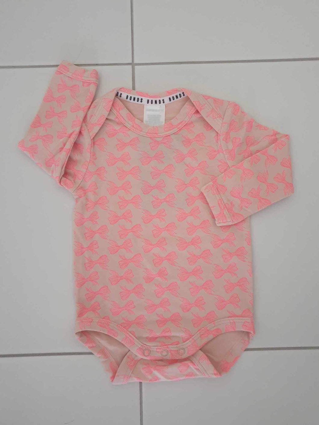 Newborn Bows Bodysuit Newbies CLEARANCE