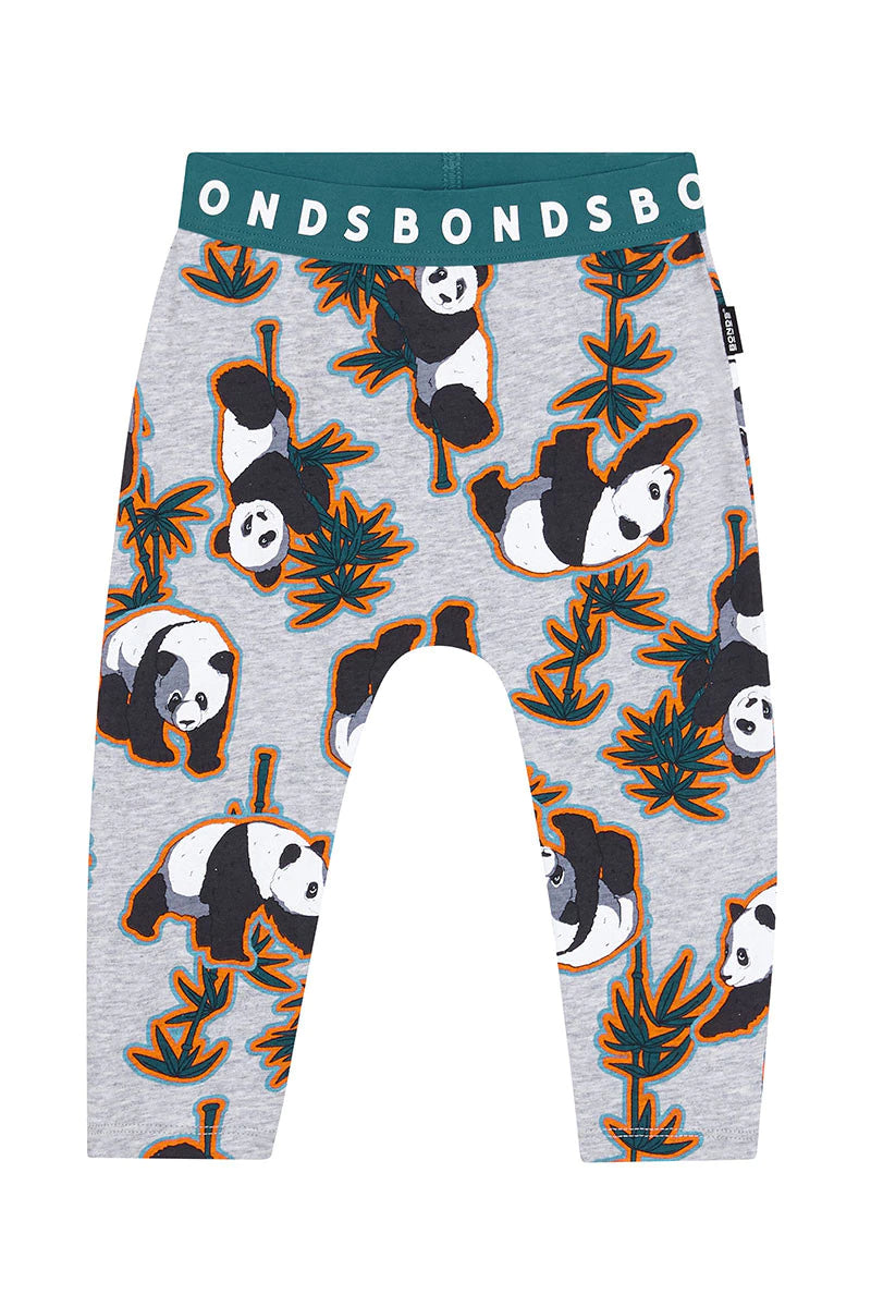 Panda Sticker Grey Leggings