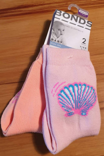 Shells 2 Pack Stay On Grip Sole Socks