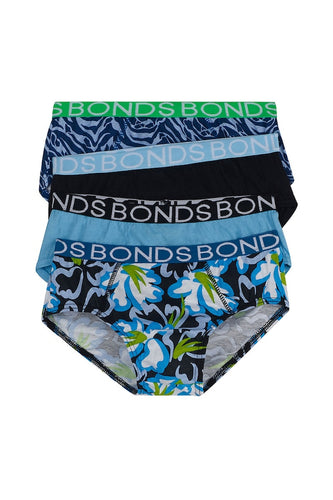 Seasonal Basic 4 Pack Boys Briefs