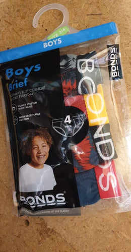 Seasonal Basic 4 Pack Boys Briefs