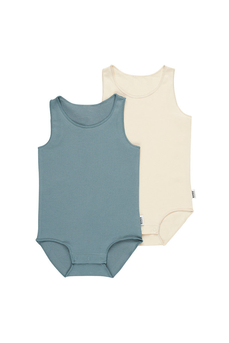 Organic Wonderbodies 2 Pack Singlet Set Current CLEARANCE